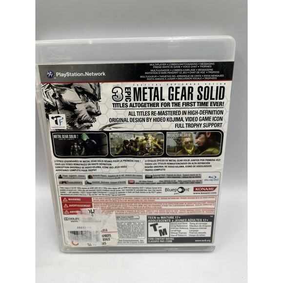 Metal Gear Solid HD Collection (Sony PlayStation 3, 2011) Complete In Box - Picture 2 of 7